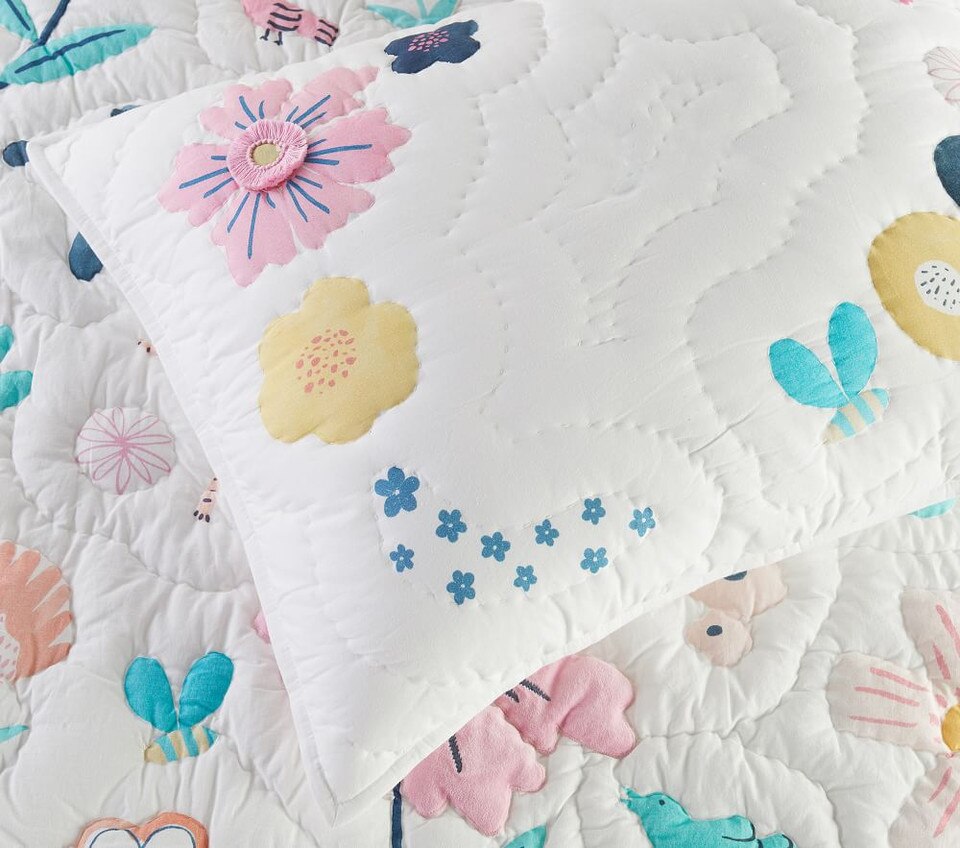 Sasha's Garden Quilt & Shams Pottery Barn Kids Australia